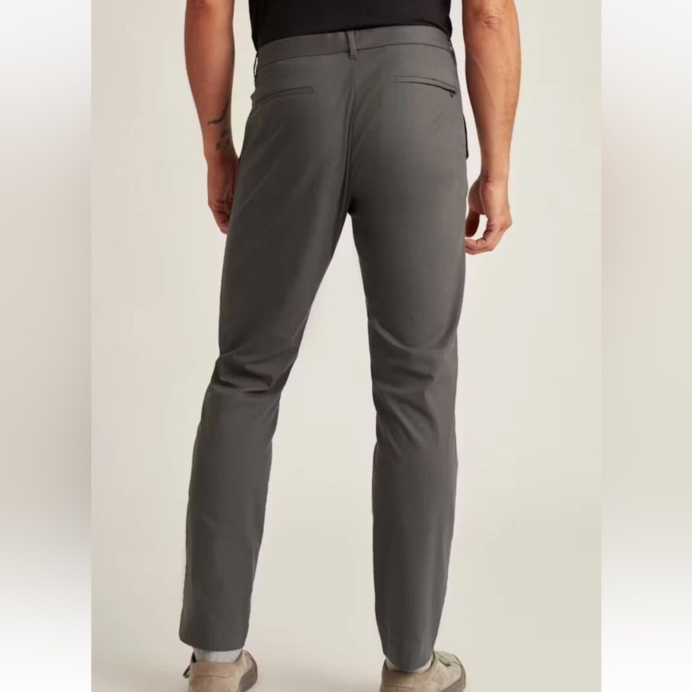 Bonobos Tech Chinos Men's Casual Stretch Pants Grey Performance Wear Size 30x34 - Picture 2 of 9